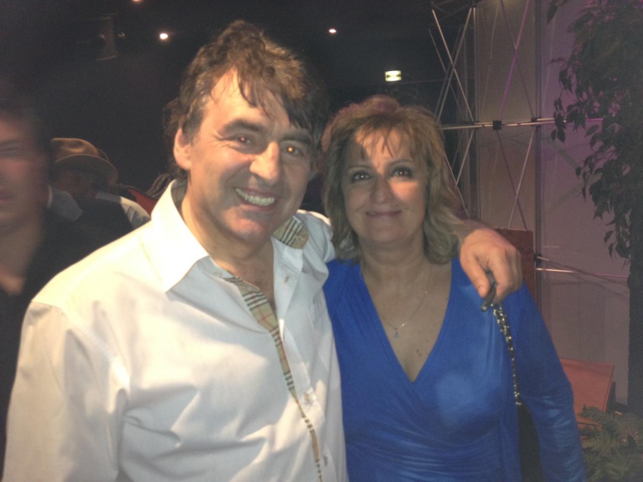 Claude Barzotti et La Voyante Marie Claire Estevin